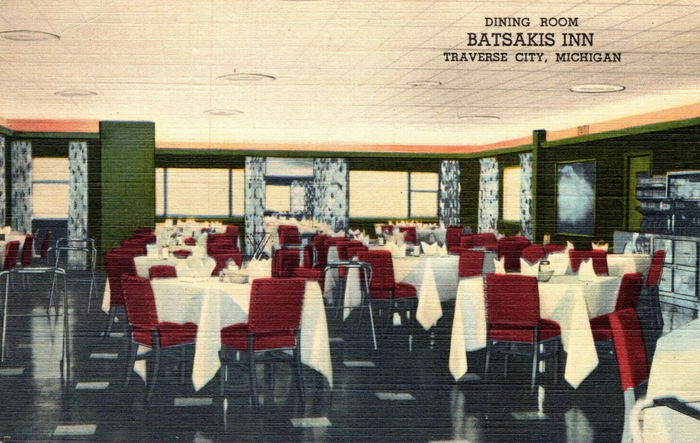 Batsakis Inn - Old Postcard (newer photo)